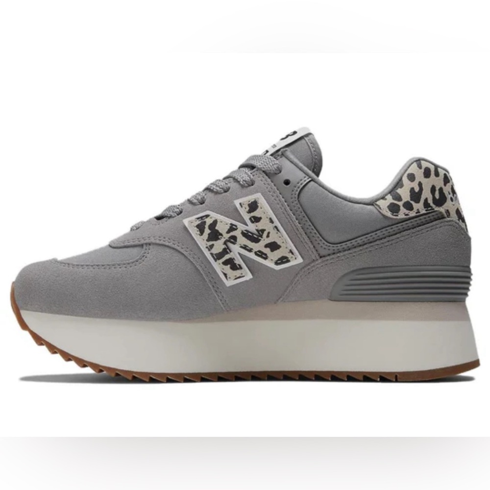 New Balance 574 Plus NWOB
Shadow Grey Leopard Print (Women's)